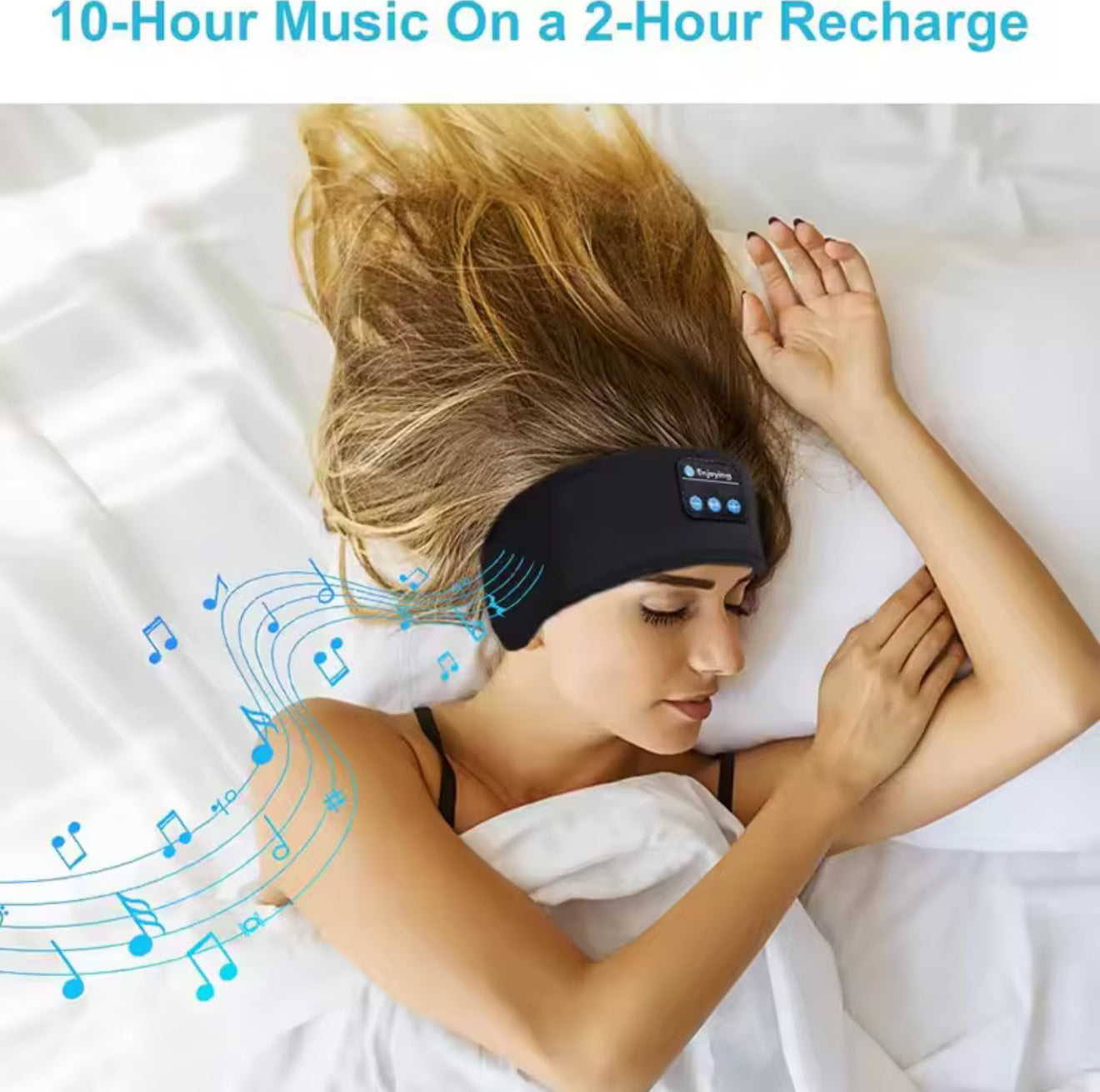 🌙 Fascia SleepBand™ – Addormentati con la tua musica, ovunque